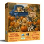 5495 Pumpkin Sales Force 500 pc Puzzle