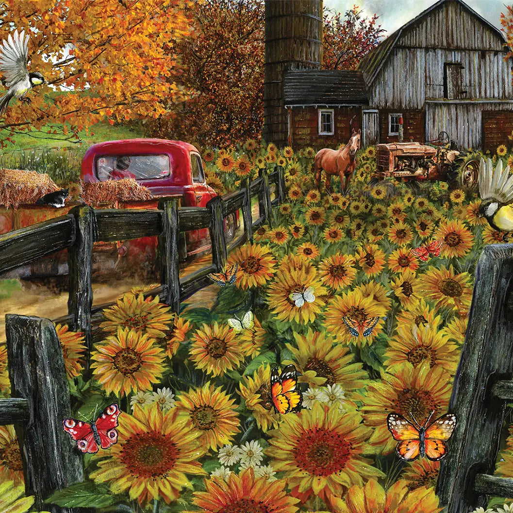 Sunflower Farm 500 Pc Puzzle