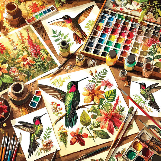 0155 Garden Acrobat 500 Pc Puzzle