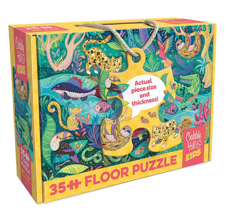 In the Rainforest (35-Piece) Floor Puzzle Ages 3+