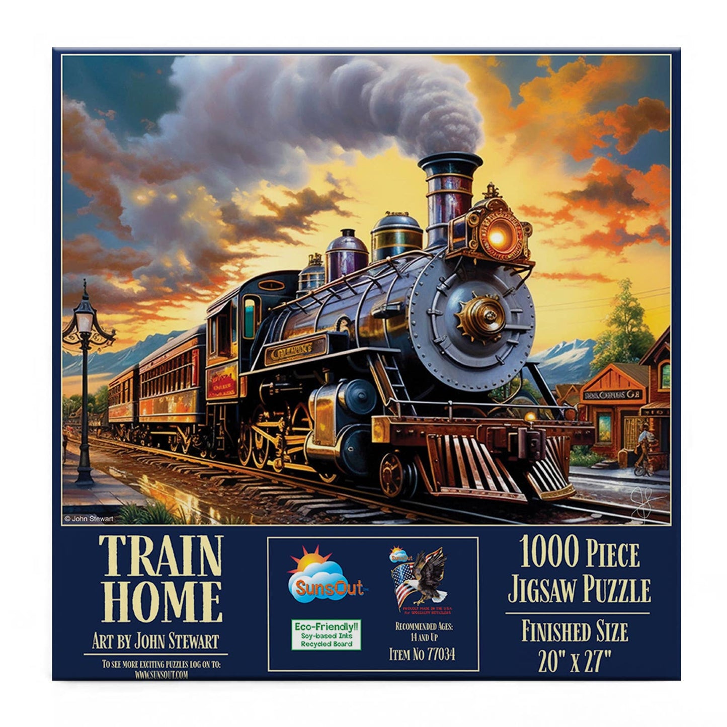 Train Home 1000 pc Puzzle