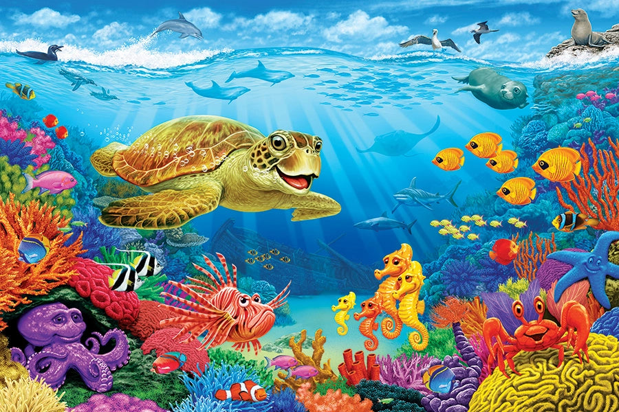 Ocean Reef (35-Piece) Cobble Hill Floor Puzzle