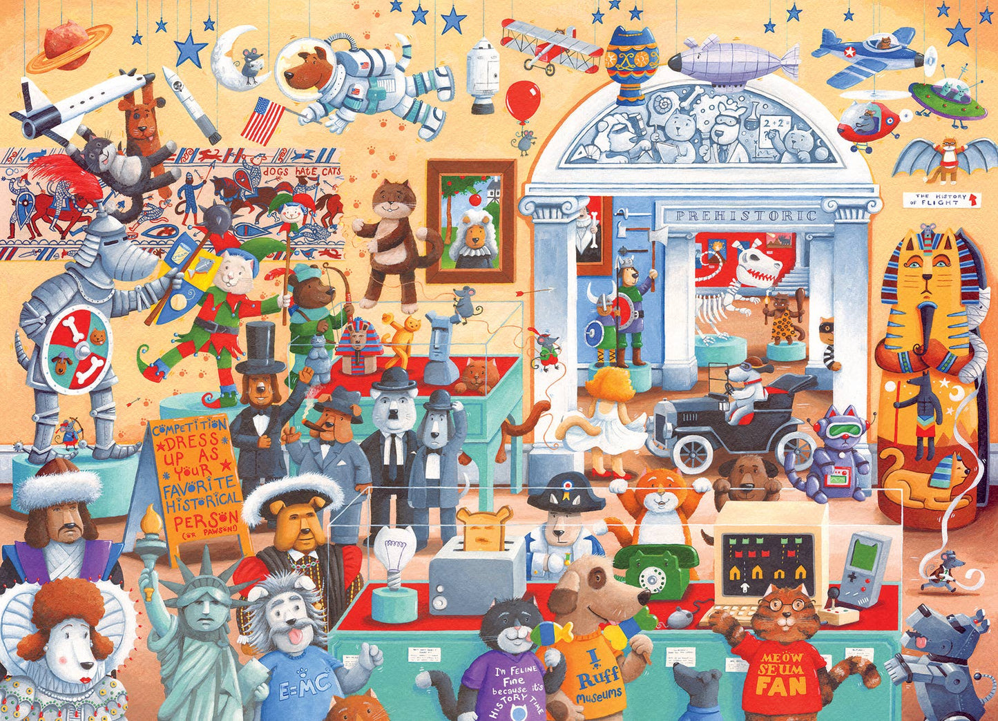 Cats and Dogs Museum (Family) 350pc puzzle