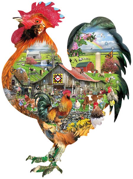 0313 Rule the Roost SHAPED Puzzle