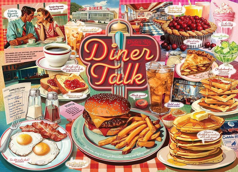 Diner Talk 500-Piece Cobble Hill Puzzle