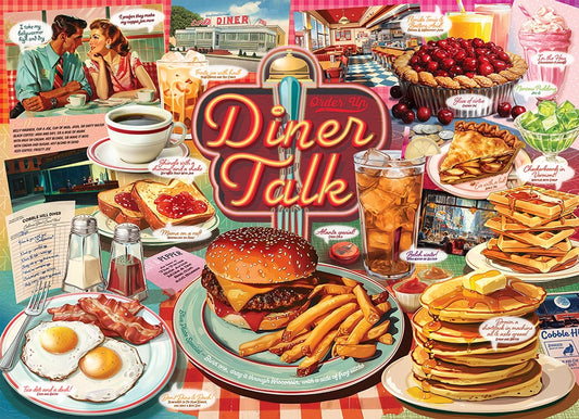 Diner Talk 500-Piece Cobble Hill Puzzle